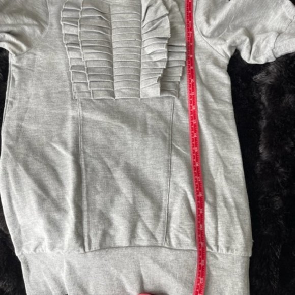 Ted Baker Mid sleeve Ruffle front top - Picture 4 of 8